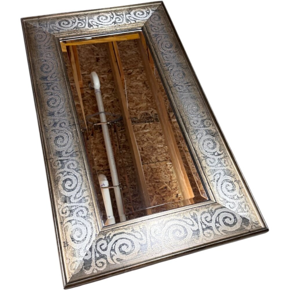 Martin Aborn Italian Ornate Gold Wall Mirror 10x22 Vintage Style Home Decor Arts